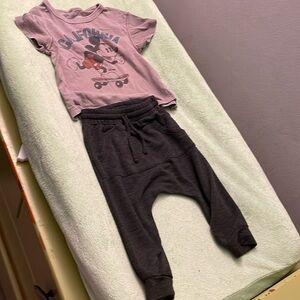 Mickey outfit. 12 months.